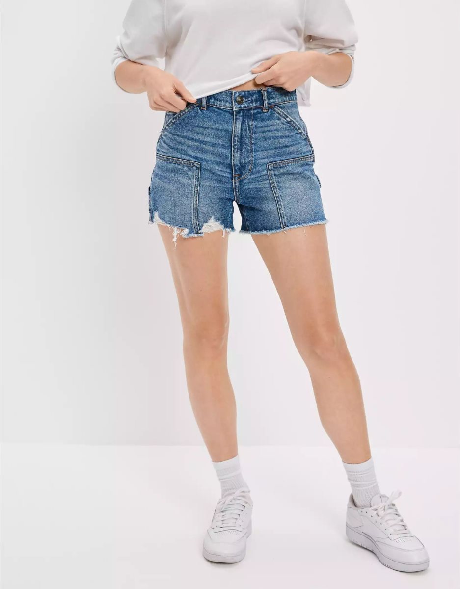 Shorts American Eagle AE Denim Highest Taille '90s Boyfriend Multicolore Femme | WRD-94336250